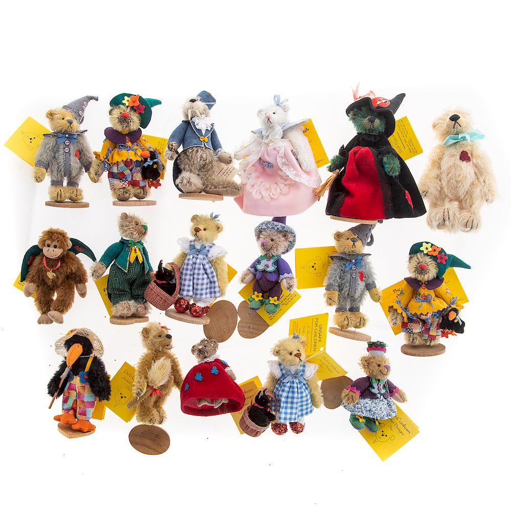 Appraisal: Deb Canham Miniature Bears Wizard of Oz Includes Dorothy Tin