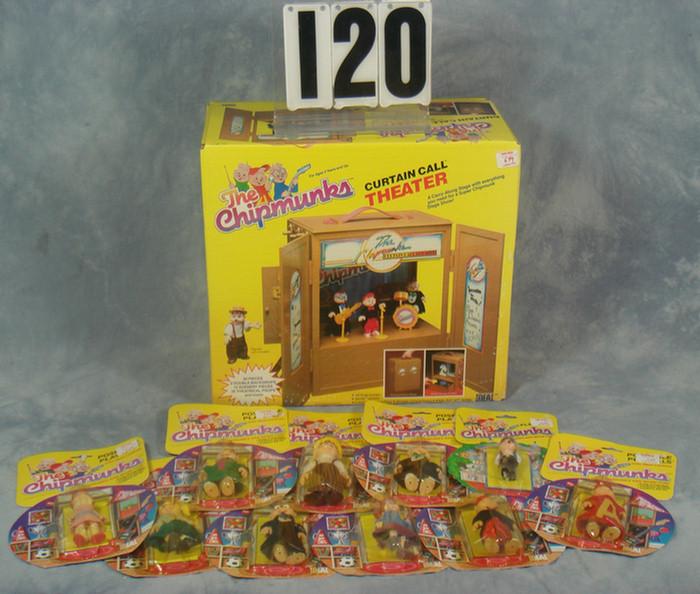 Appraisal: Ideal The Chipmunks Theater with figures all mint in original