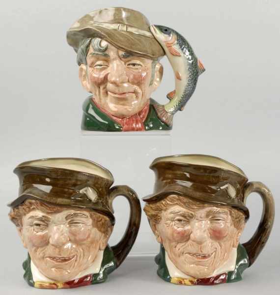 Appraisal: Lot of Royal Doulton Mugs Description Includes two Paddy and