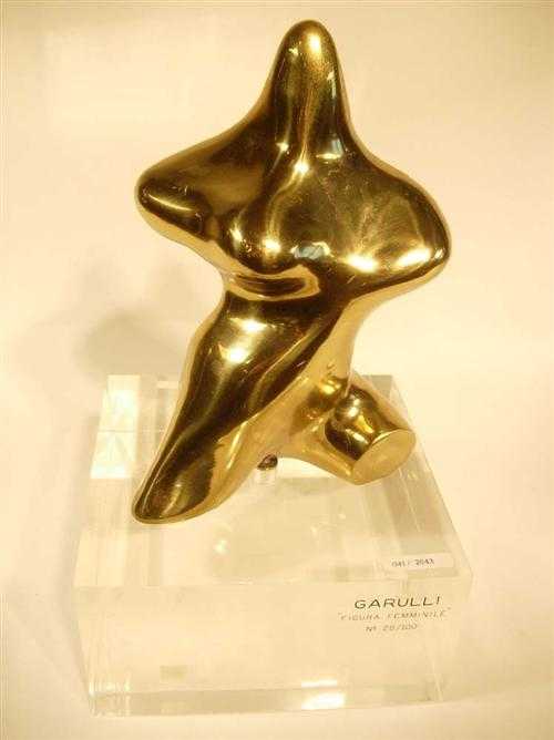 Appraisal: GARULLI LAVINIA Italian School th c Figura Femminile Bronze with