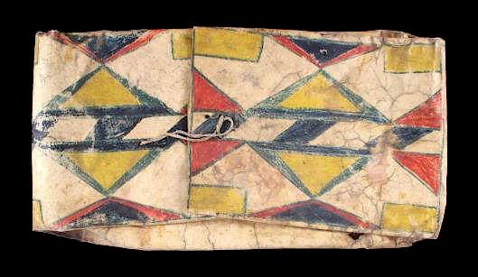 Appraisal: Umatilla Polychrome Parfleche Envelope c 's This is a fantastic