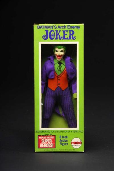 Appraisal: Mego Joker Action Figure Description Includes original box with some