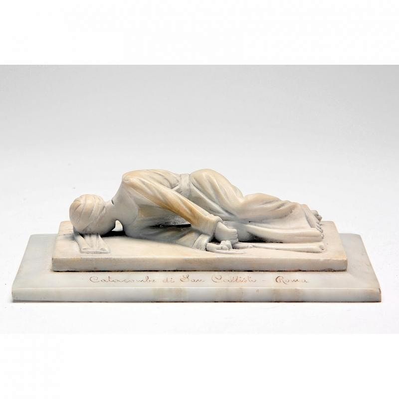 Appraisal: Marble Model of the Tomb of Saint Cecilia early th