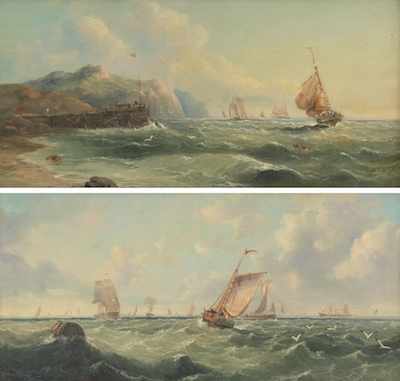 Appraisal: John James Wilson British - A pair of delicately rendered