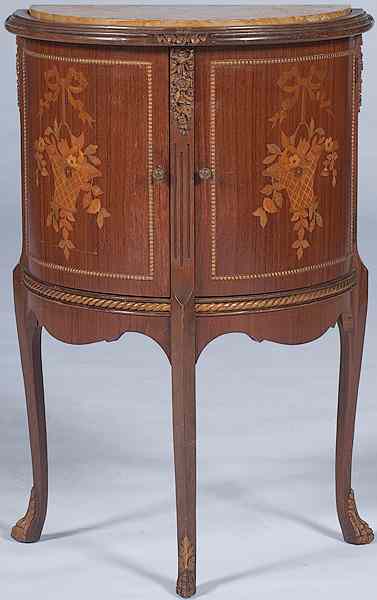 Appraisal: Louis XV-style Commode Stand Continental early th century a Louis