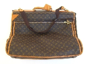 Appraisal: Louis Vuitton A Louis Vuitton portable Bandouliere garment bag The