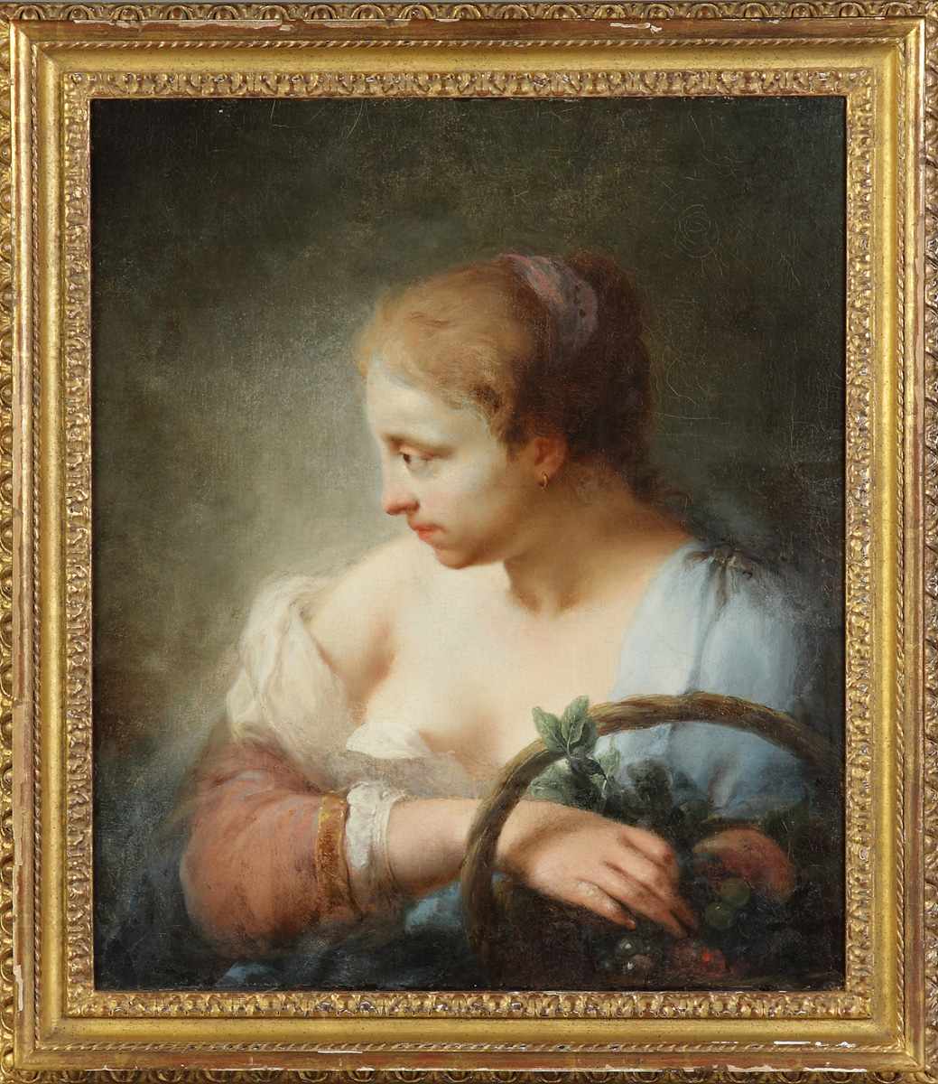 Appraisal: Old Masters Style Attr To Giovanni Battista Piazzetta ''Flora'' Unsgn