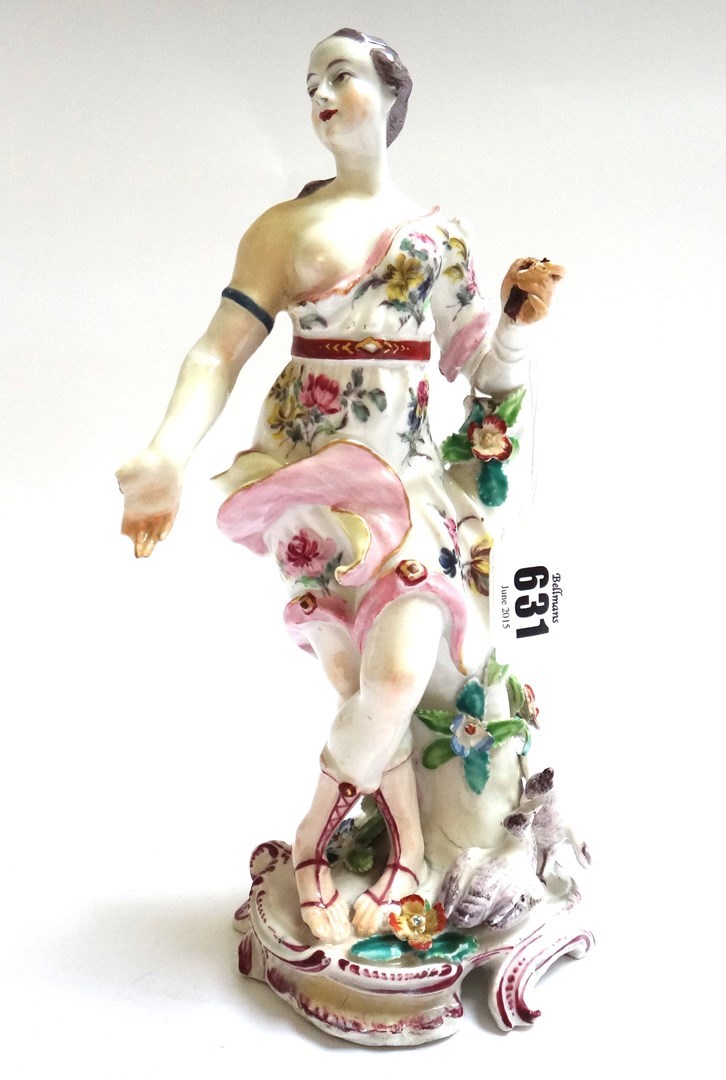 Appraisal: A Bow figure of a classical maiden circa standing with