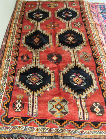 Appraisal: PERSIAN TRIBAL CARPET x '