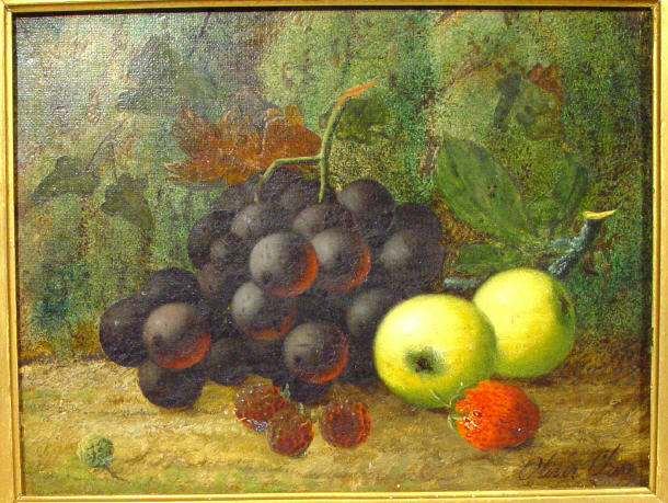 Appraisal: Oliver Claire - th Century oil onto canvas still life