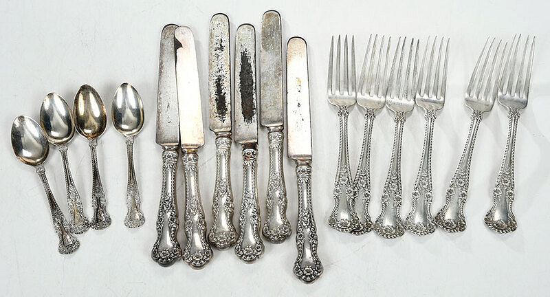 Appraisal: Gorham Cambridge Sterling Flatware Pieces American th century including six