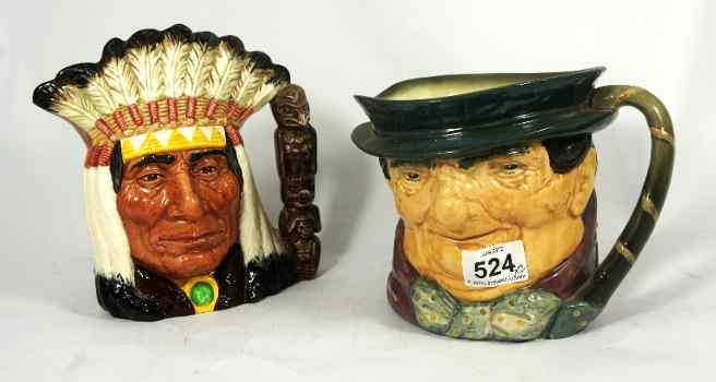 Appraisal: Royal Doulton Large Character Jugs Tony Weller D and North