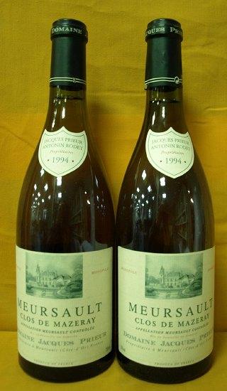 Appraisal: Meursault Clos de Mazeray-Prieur bottles