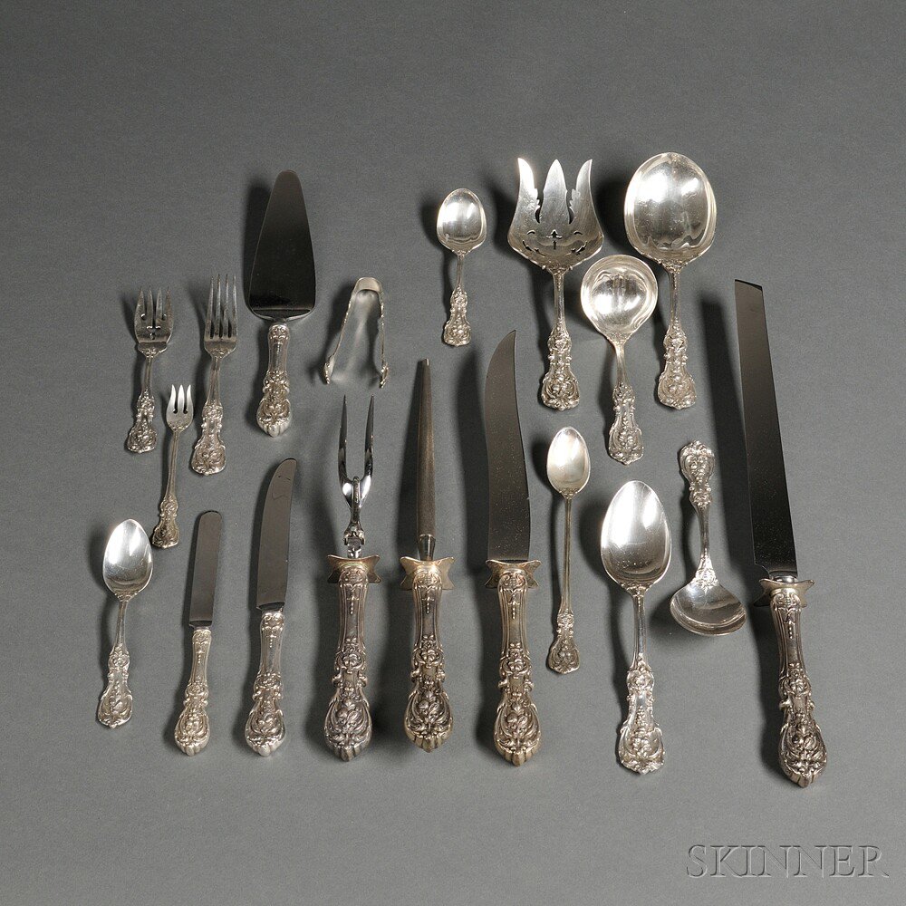 Appraisal: Reed Barton Francis I Pattern Sterling Silver Flatware Service Massachusetts