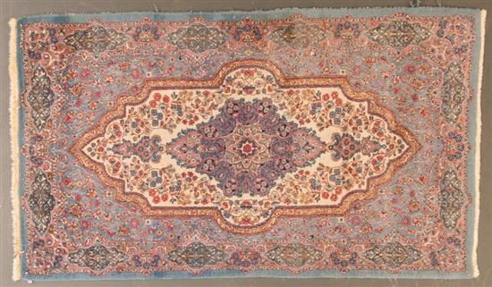 Appraisal: Semi-antique Kerman rug Persia circa x