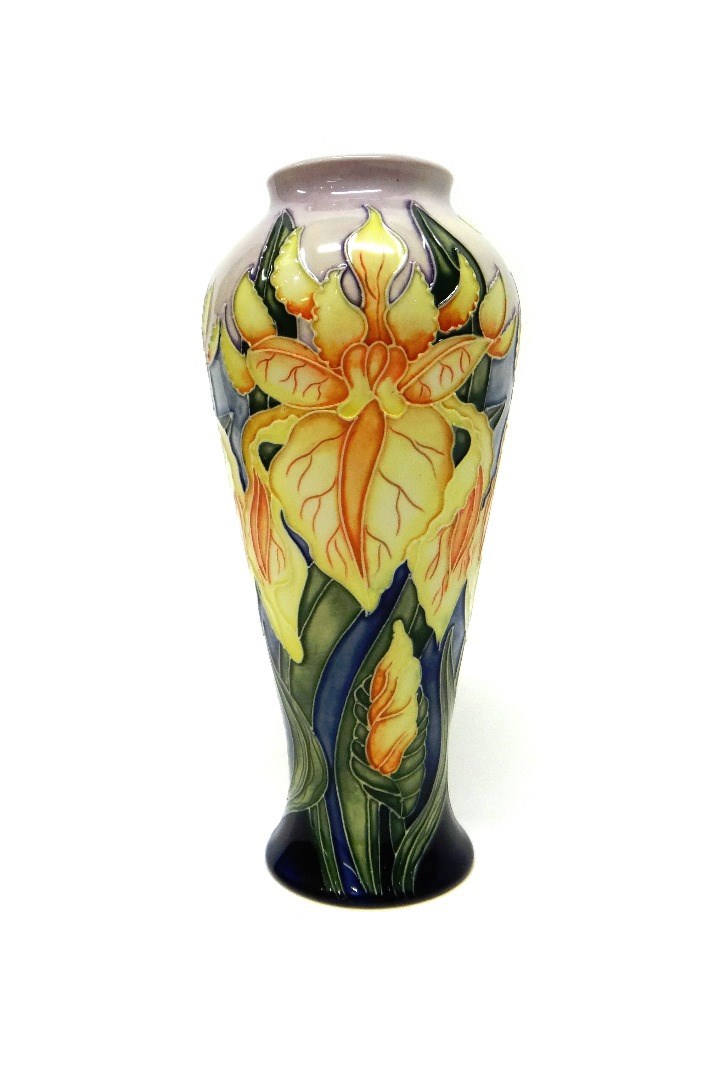 Appraisal: A Moorcroft 'Windrush' baluster vase by Deborah Hancook circa cm