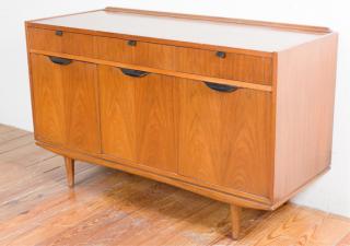 Appraisal: Morganton Mid Mid-century modern three drawers over three doors sideboard