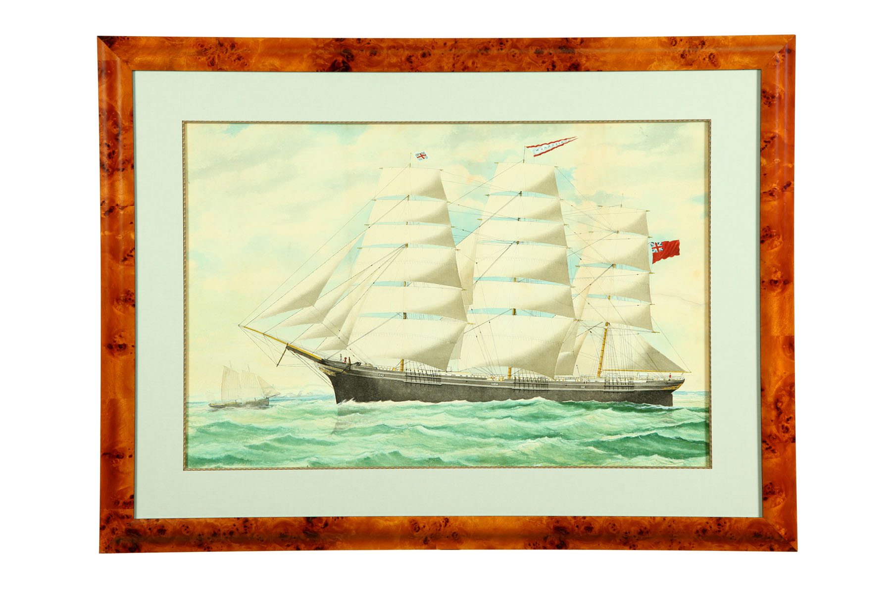 Appraisal: PORTRAIT OF A SHIP SCHOOL OF EDOUARD ADAM SR FRENCH