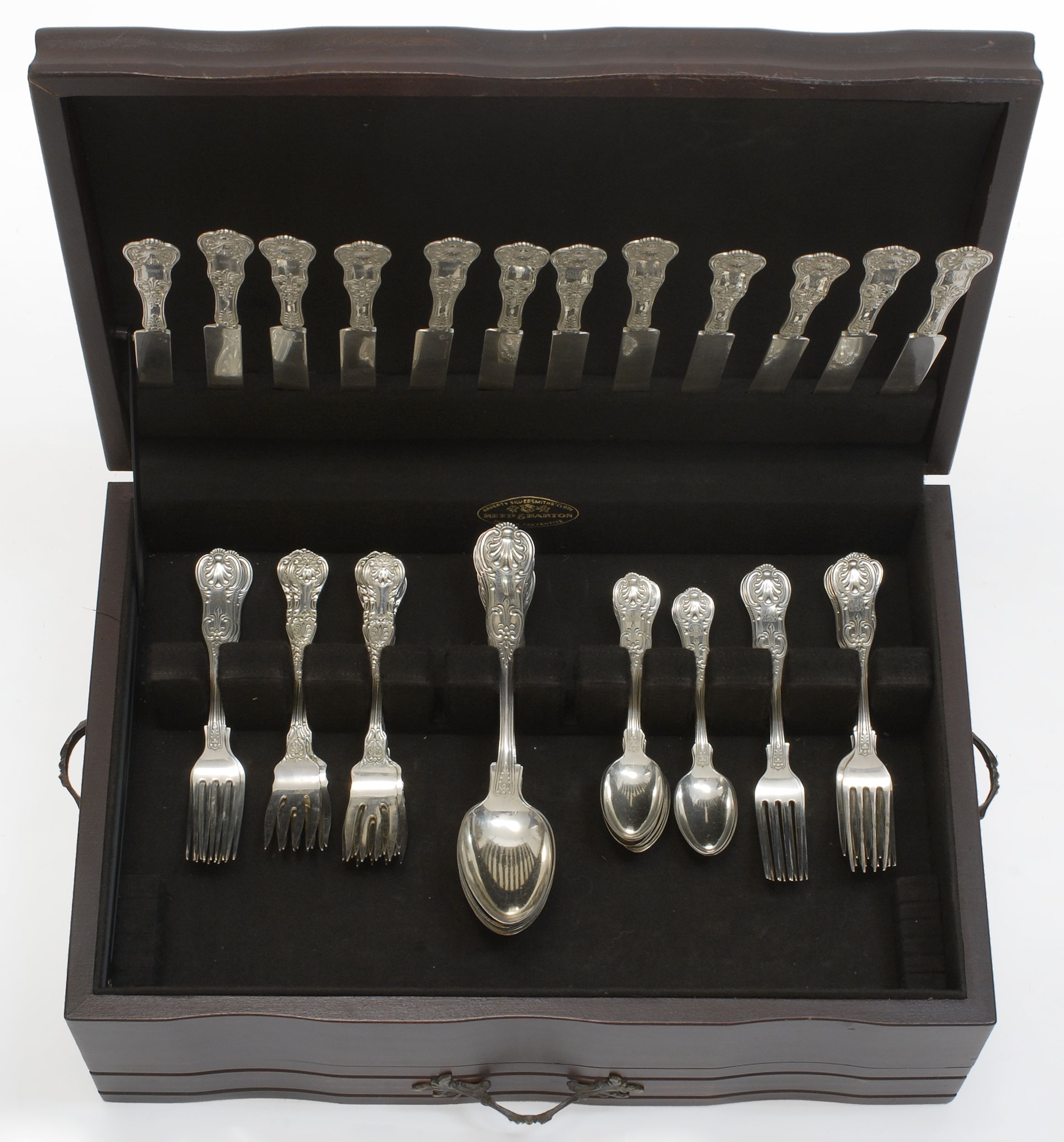 Appraisal: CASED STERLING SILVER PARTIAL FLATWARE SET BY WHITING DIV OF