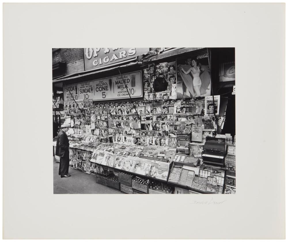 Appraisal: Berenice Abbott - Monson ME Newsstand East nd Street and