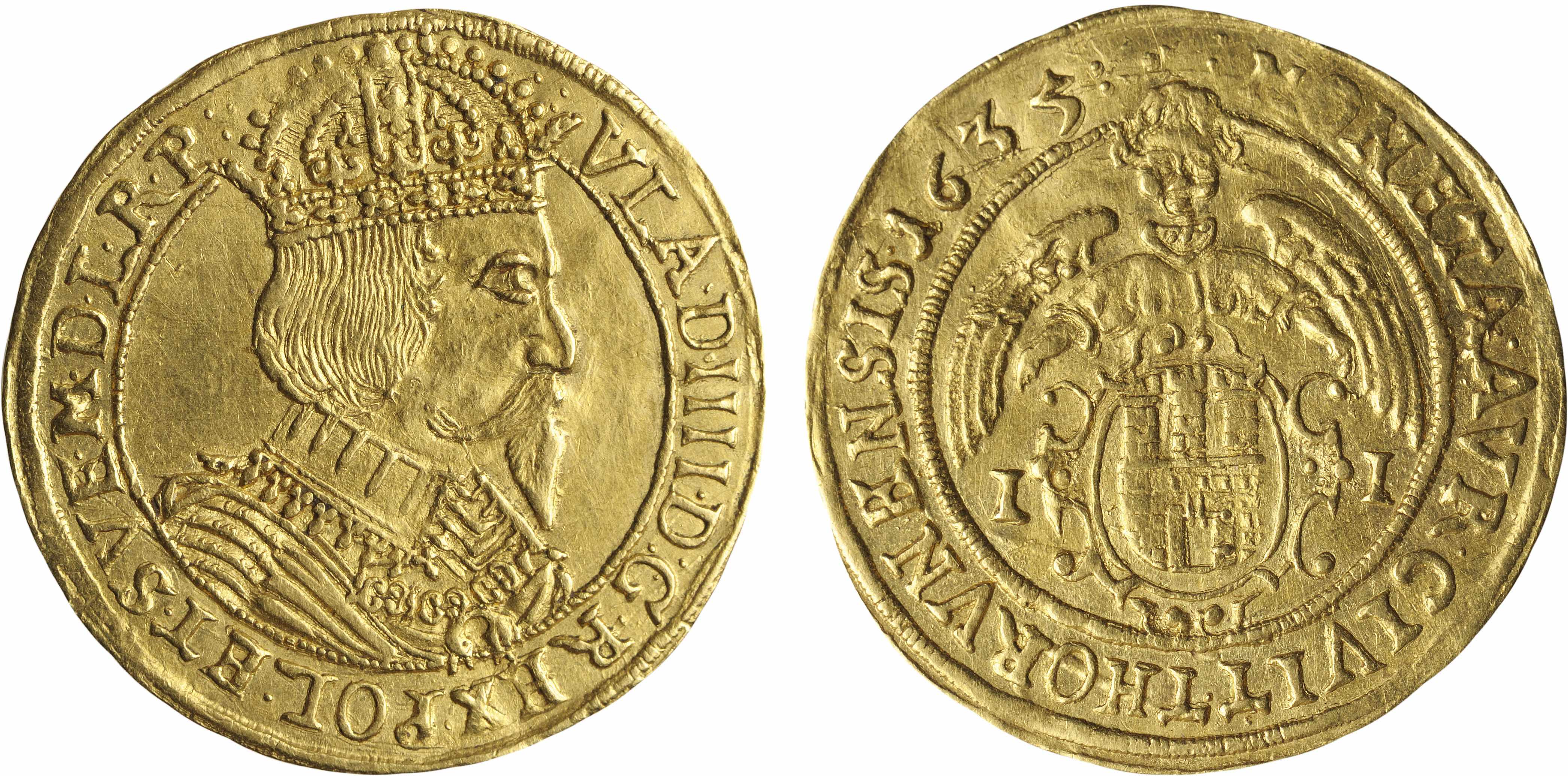 Appraisal: Poland Thorn Wladislaus IV Gold Ducat I I Fr KM-