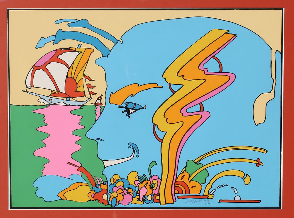 Appraisal: Peter Max New York Germany Born Peter Max New York