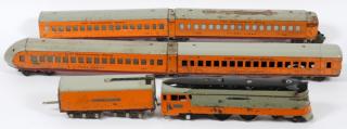 Appraisal: LIONEL MILWAUKEE ROAD HIAWATHA PASSENGER TRAIN LIONEL GAUGE MILWAUKEE ROAD