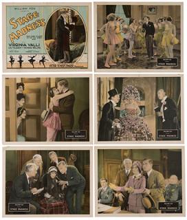 Appraisal: Stage Madness William Fox Title Lobby Card and Lobby Card