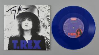 Appraisal: Marc Bolan T Rex blue vinyl mint inch Telegram Sam