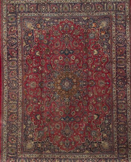 Appraisal: Semi Antique Tabriz Carpet ' x '