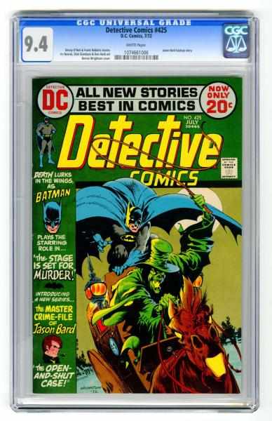 Appraisal: Detective Comics CGC D C Comics Click for full description