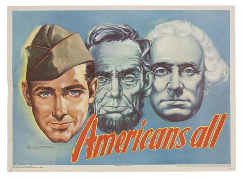 Appraisal: VARIOUS ARTISTS WORLD WAR II Group of posters Sizes vary