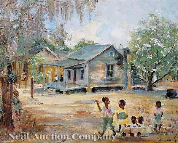 Appraisal: Catherine Haynes Stockwell American Florida - Children at Play oil