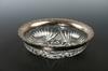 Appraisal: CENTER BOWL - Brilliant cut glass center bowl with applied