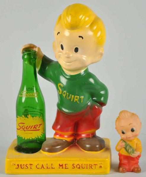 Appraisal: Lot of Squirt Boy Pieces Description Includes one ceramic Squirt