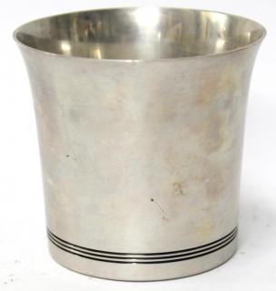 Appraisal: Paul Revere Reproduction Sterling Tumbler With a slightly everted lip