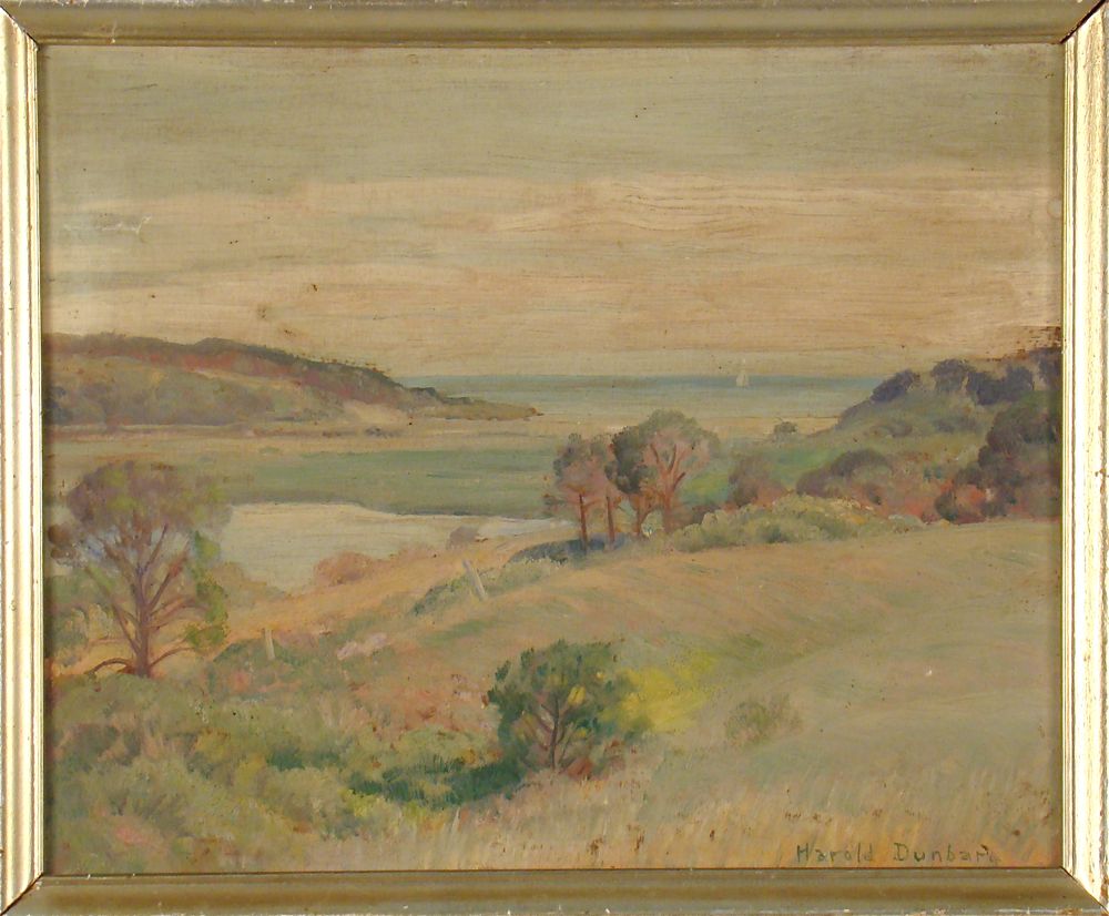 Appraisal: HAROLD C DUNBARAmerican - Cape Cod landscape Signed lower right