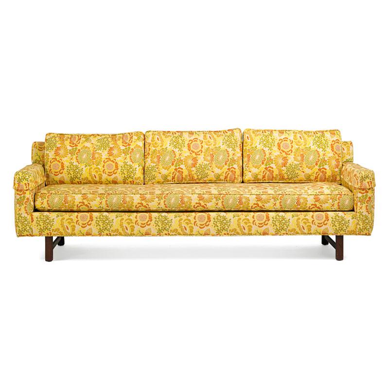 Appraisal: EDWARD WORMLEY DUNBAR Sofa Condition Report From a fine Louisiana