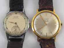 Appraisal: An ct gold gent's wrist watch by Tressa c and