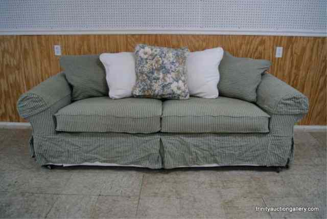 Appraisal: Norwalk Furniture Sofa and Slip CoverThis is a very nice