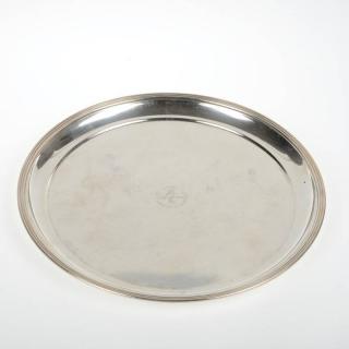 Appraisal: Edgar Bronfman's Seagram's Crown silver tray Circa s manufactured by