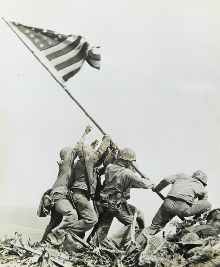 Appraisal: ROSENTHAL JOE - Flag Raising at Iwo Jima Mount Suribachi