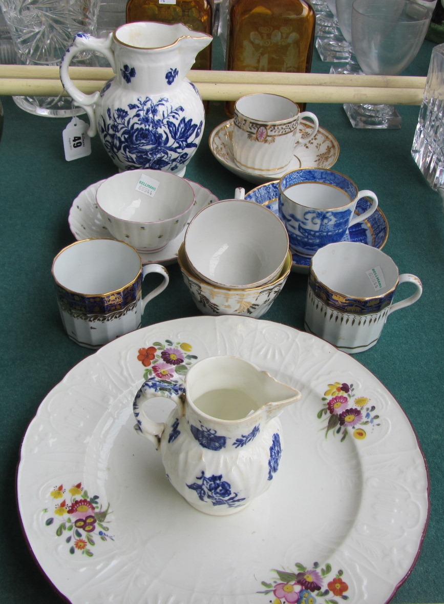 Appraisal: A group of Coalport porcelain early th century comprising two