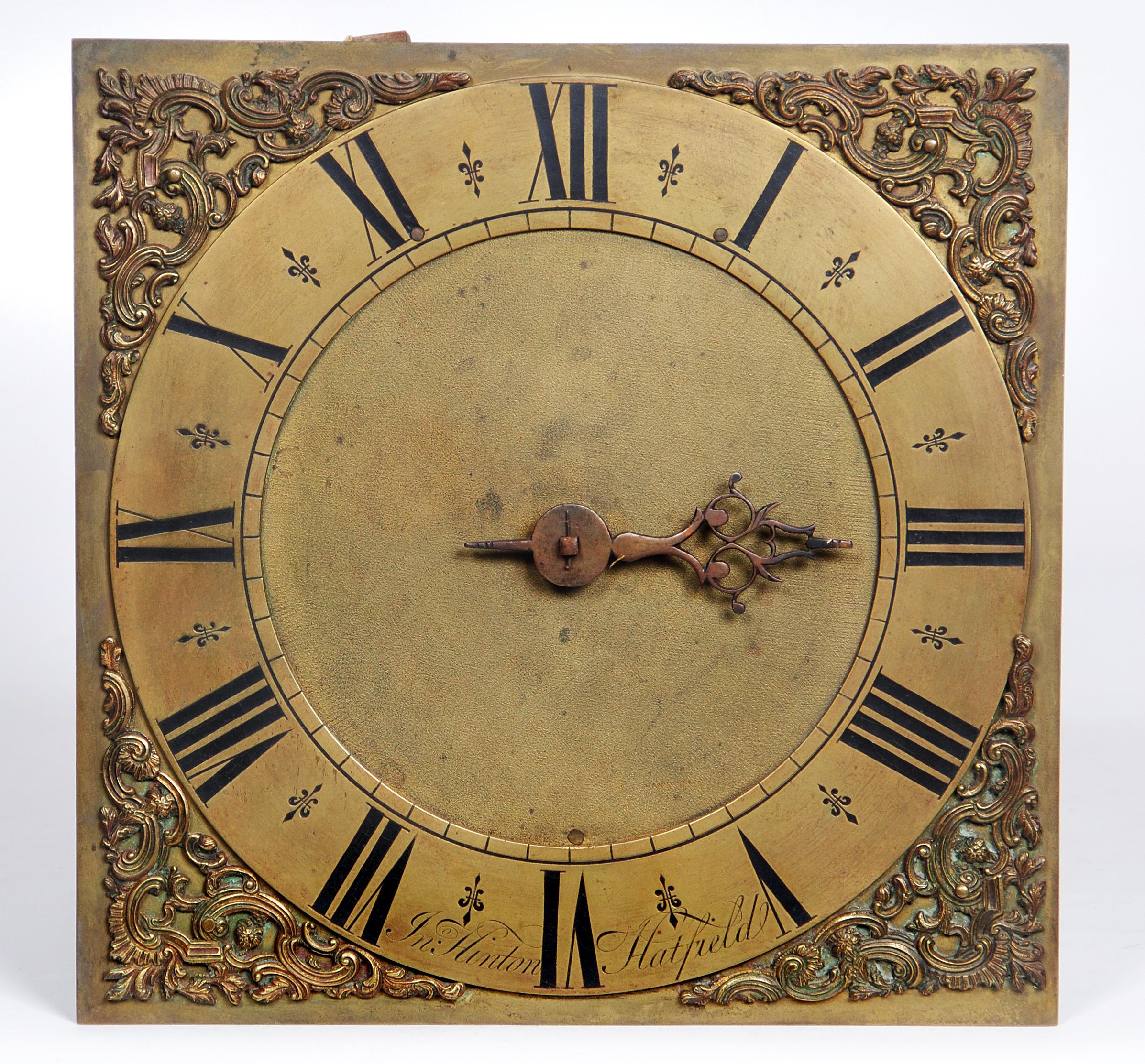 Appraisal: A PINE LONGCASE CLOCK by John Hinton Hatfield second half