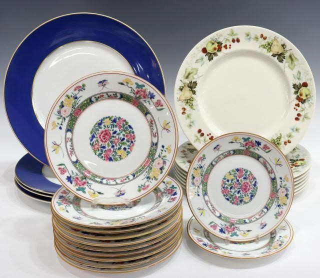 Appraisal: lot of Assembled porcelain dinnerware including three patterns English Royal