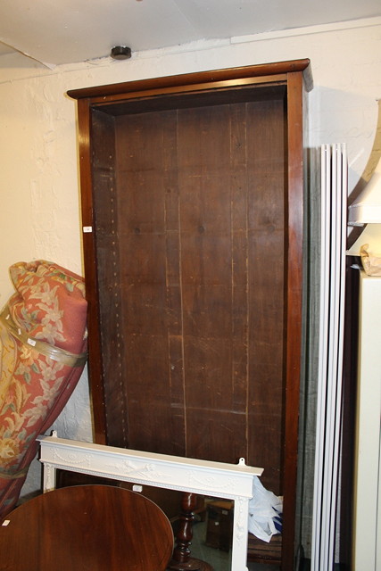 Appraisal: A VICTORIAN MAHOGANY TALL ADJUSTABLE OPEN BOOKCASE with various shelves