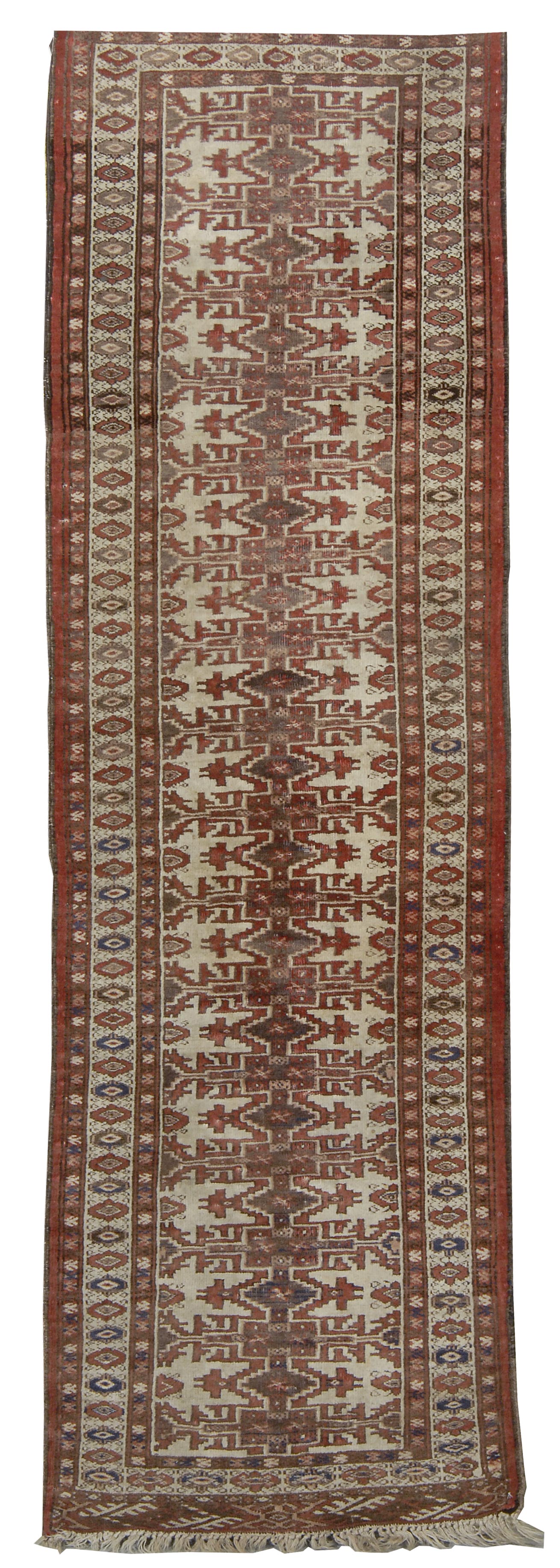 Appraisal: ORIENTAL RUG BOUKARA DESIGN ' x ' A repeating geometric