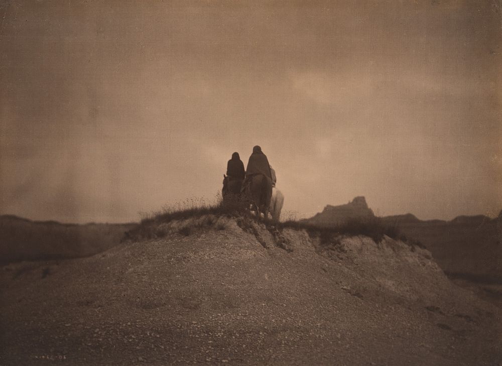 Appraisal: Edward Curtis A Gray Day in the Bad Lands Edward