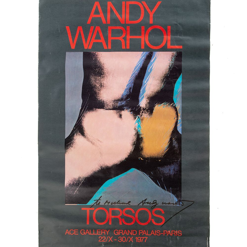 Appraisal: Andy Warhol Torsos Signed Offset Litho American - Offset lithograph