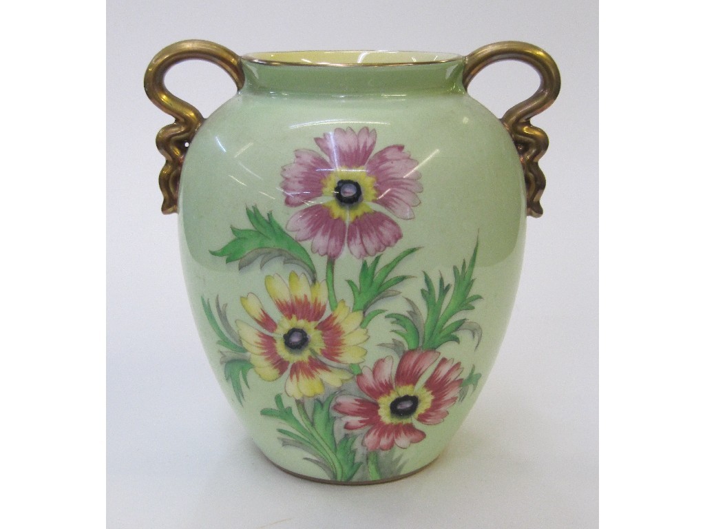 Appraisal: Carlton Ware 'New Anemone' pattern vase no